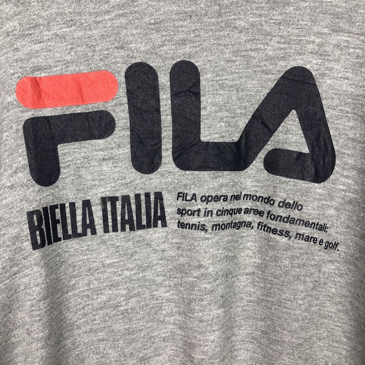 Japanese Brand 📌Vintage Sweatshirt Fila Big Logo Spell Out Size US L / EU 52-54 / 3 - 13 Thumbnail
