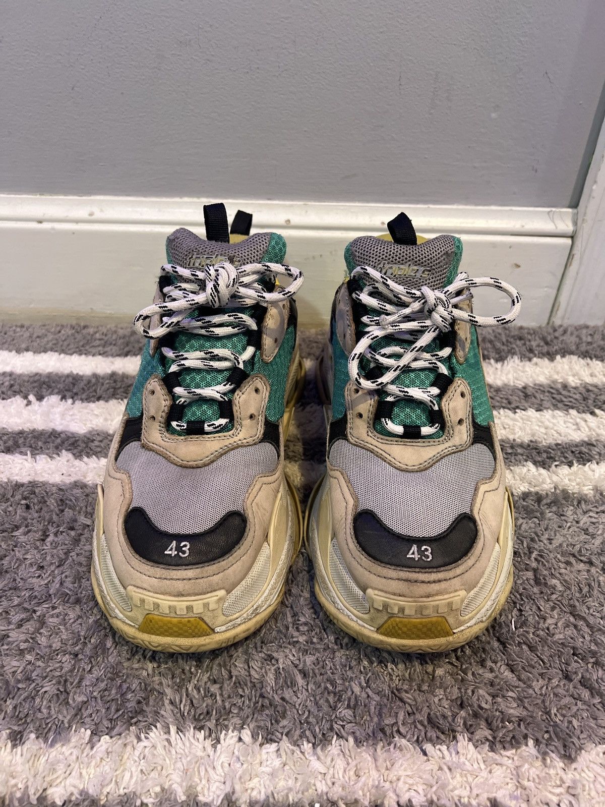 Balenciaga Balenciaga Triple s “green yellow” Size US 10 / EU 43 - 3 Thumbnail