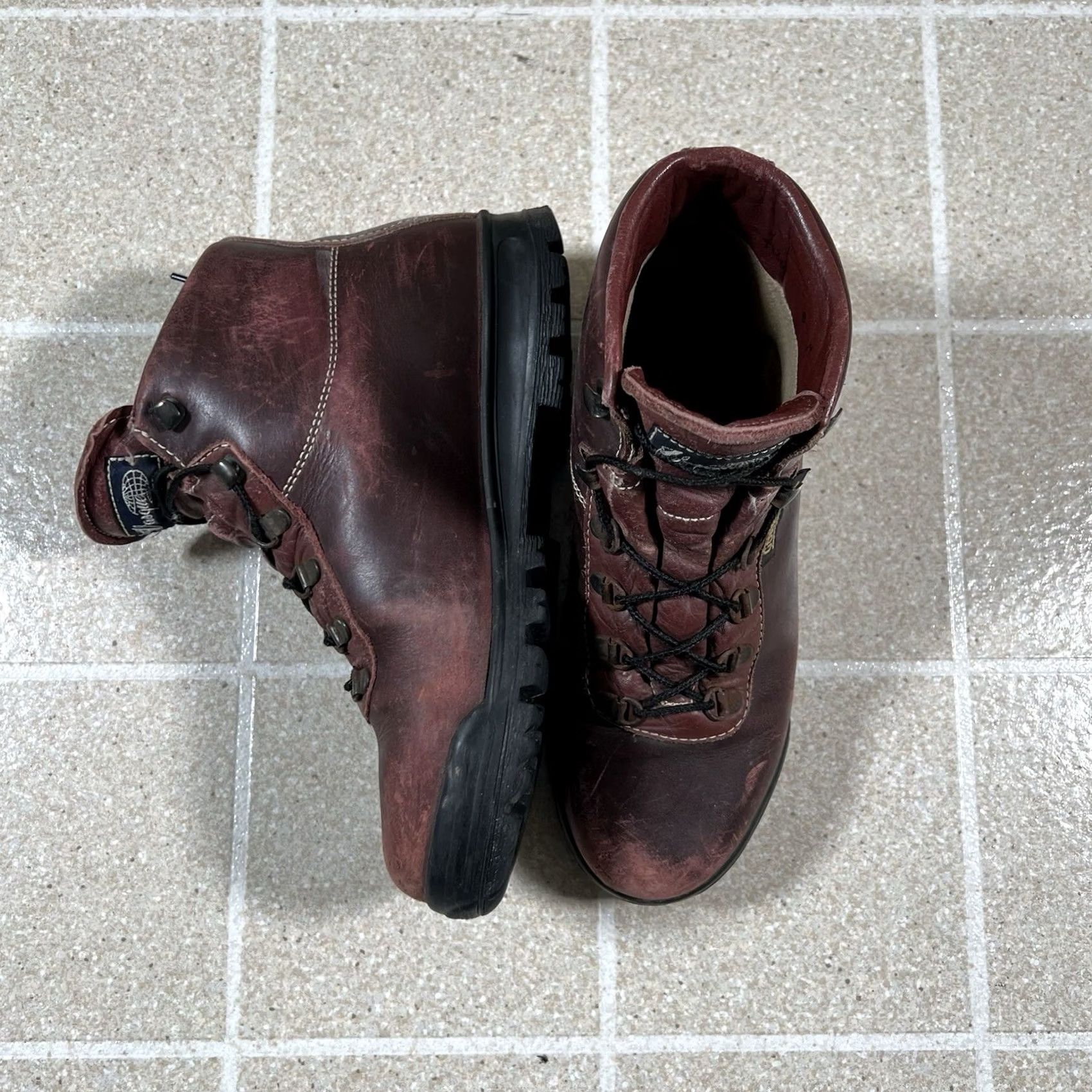 Vasque Vasque Sundowner Gortex Hiking Boots Gorpcore Leather Brown Men 8M Size US 8 / EU 41 - 4 Thumbnail