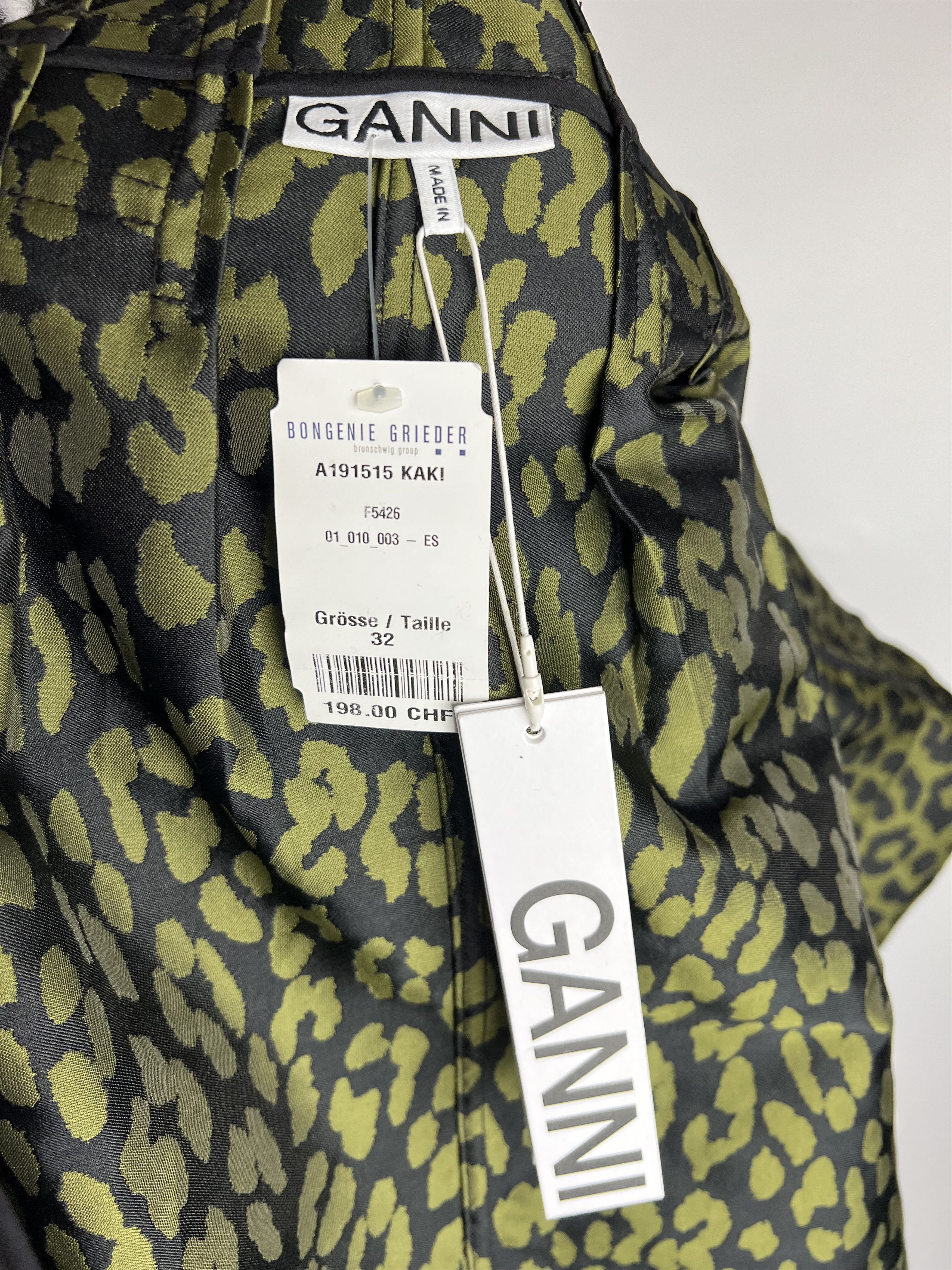 Ganni $220 NWT Ganni Belted Wrap Skirt Leopard Print Size 32 Size 24" / US 00 / IT 34 - 5 Thumbnail