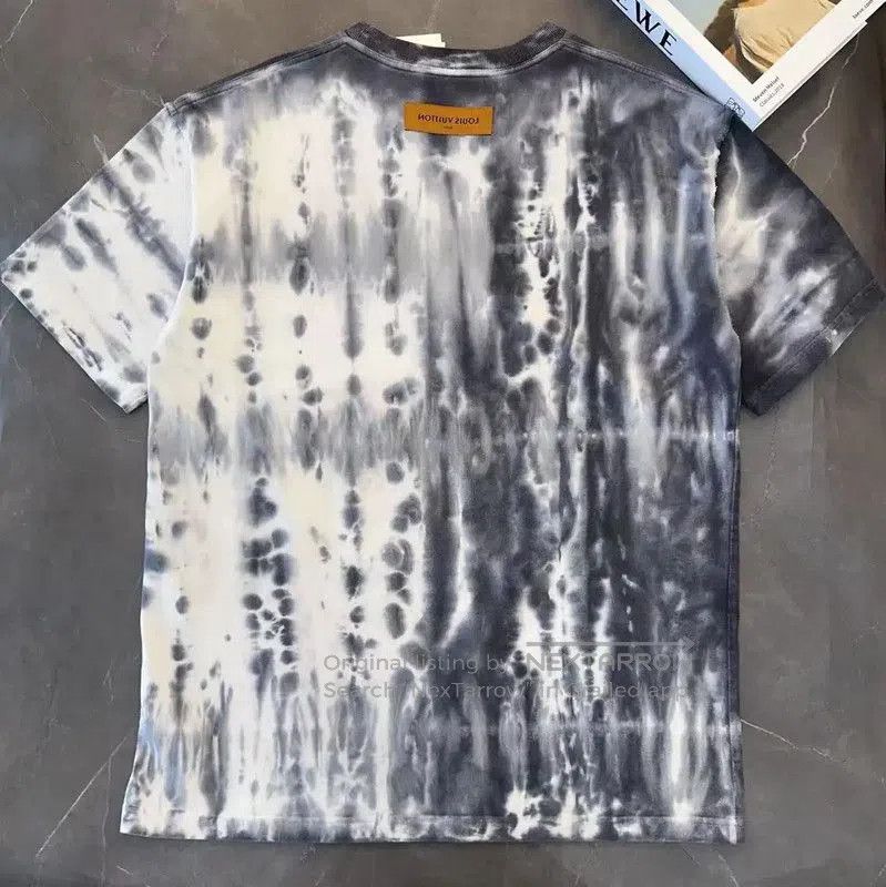 Louis Vuitton Louis Vuitton Summer Gray Tie-Dye T-Shirt . Size US XL / EU 56 / 4 - 2 Thumbnail