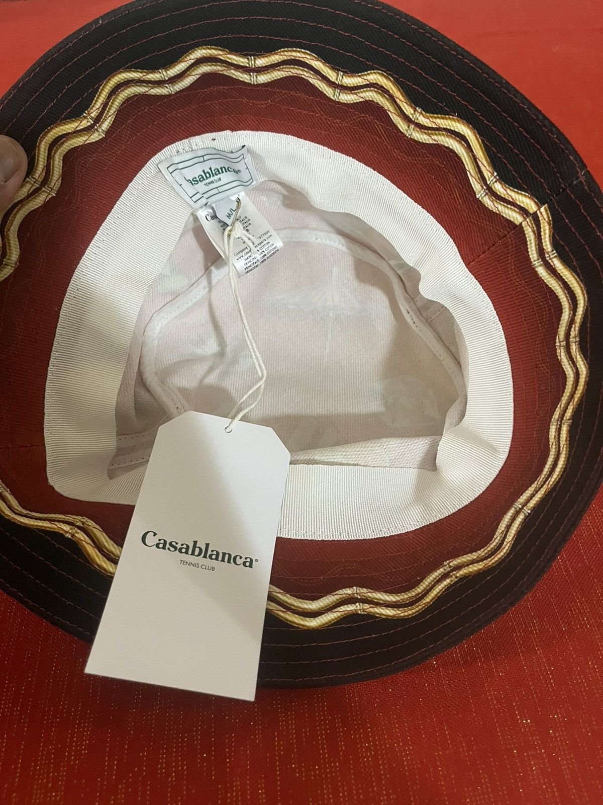 Casablanca Casablanca Printed Denim Bucket Hat Sz M/L Size ONE SIZE - 8 Thumbnail
