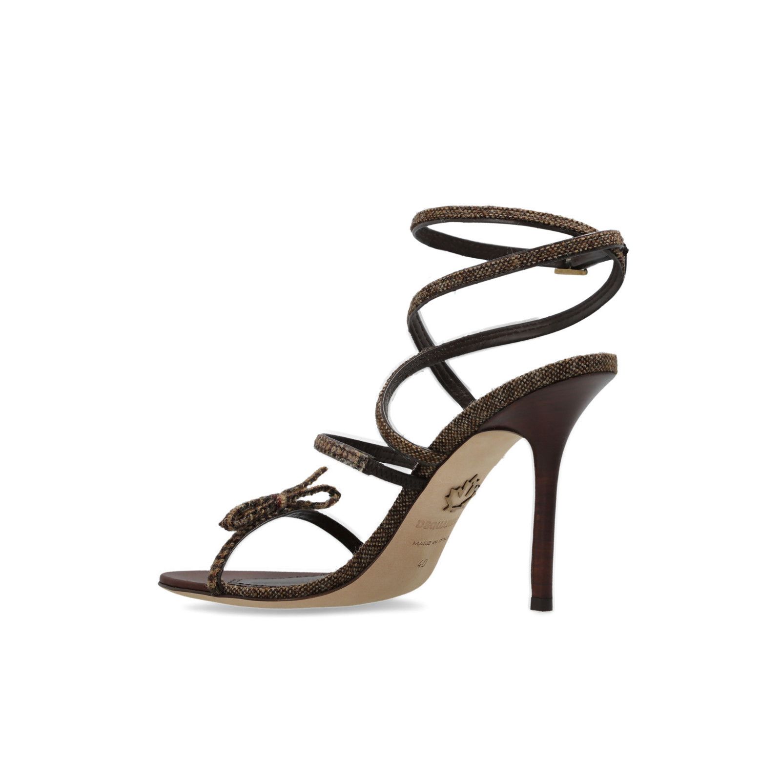 Dsquared2 DSQUARED2 Brown 110mm Sandals New & Authentic (Women's size: Size US 9 / IT 39 - 3 Thumbnail