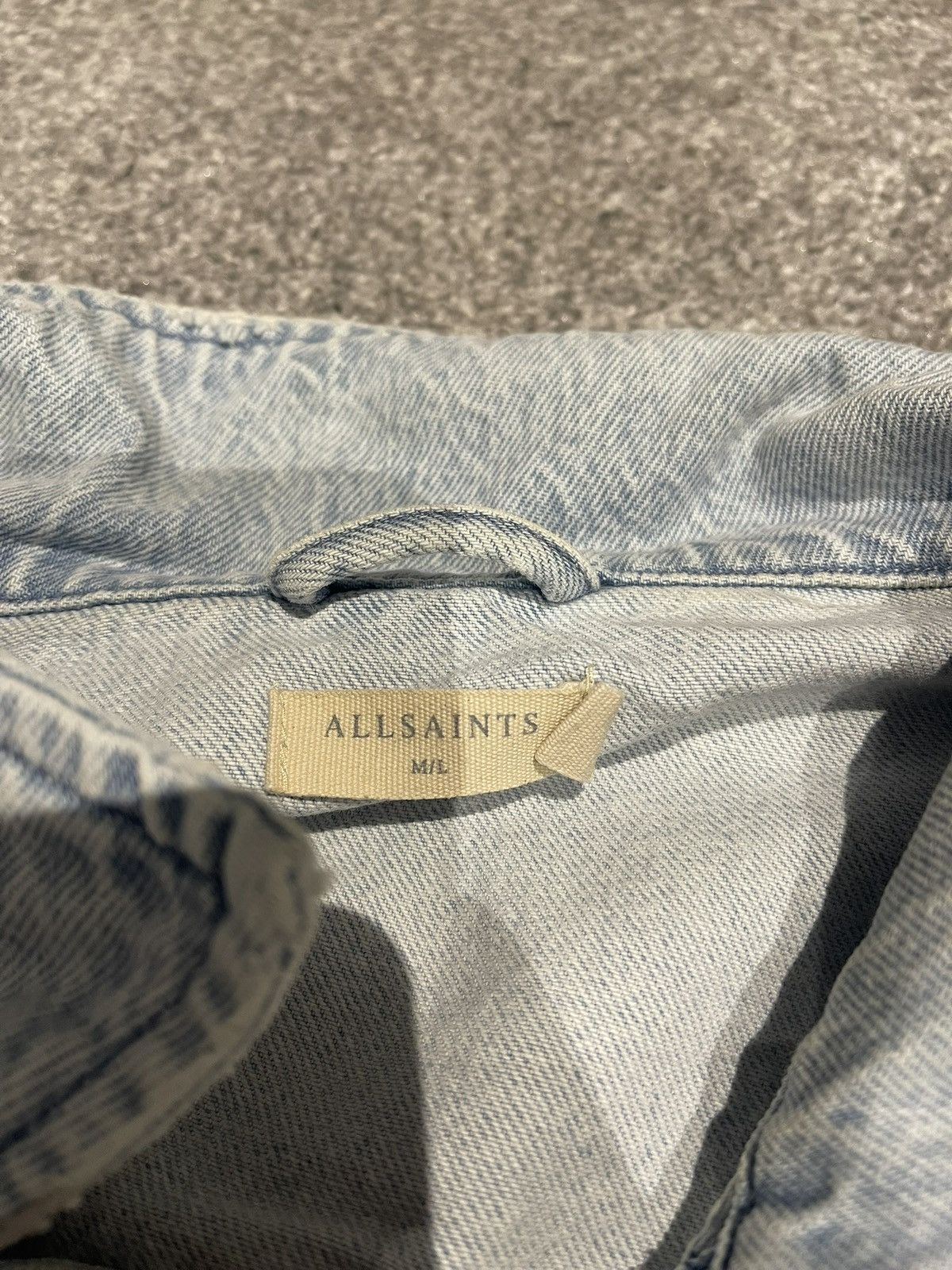 Allsaints ALL SAINTS Denim Jacket Size US L / EU 52-54 / 3 - 2 Thumbnail