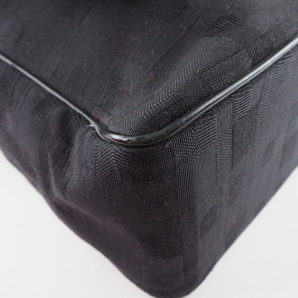 Bally Black Canvas Shoulder Bag (Pre-Owned) Size ONE SIZE - 1 Thumbnail