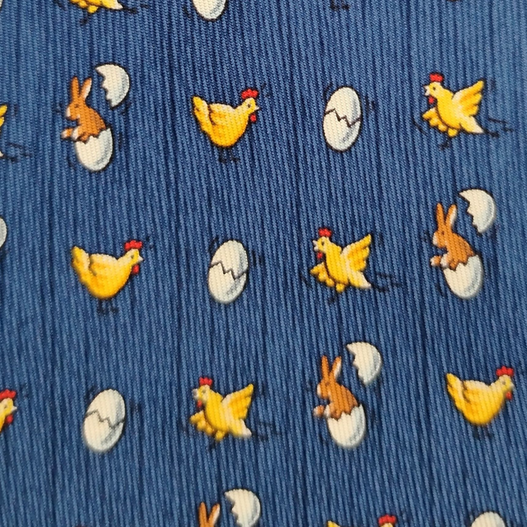 Hermes Hermes Paris 7890 MA Silk Necktie Chic Rabbit Pattern Tie Size ONE SIZE - 2 Thumbnail