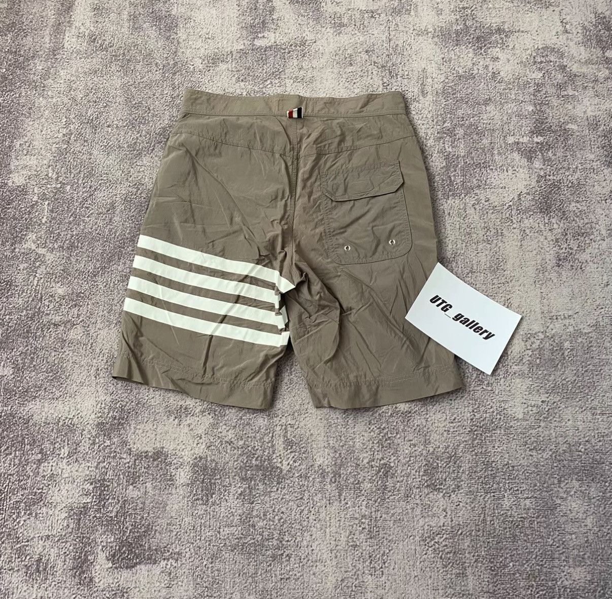 Thom Browne Thom Browne Striped Drawstring Casual Shorts Size US 32 / EU 48 - 2 Thumbnail