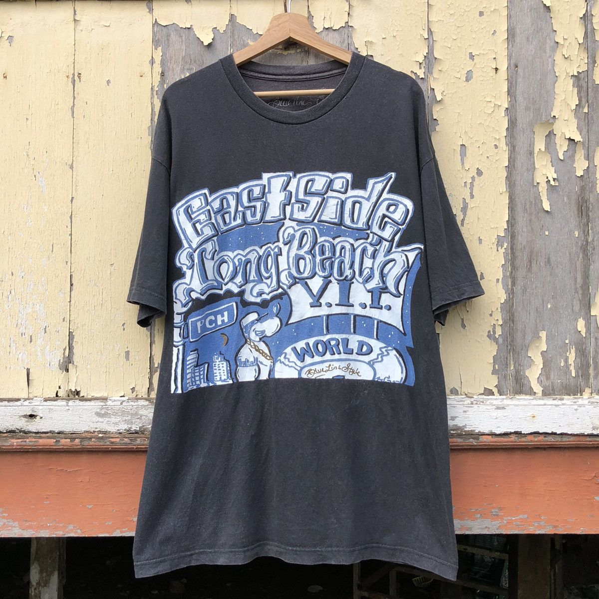 Vintage Vintage y2k Faded East Side Long Beach PCH Tshirt | Grailed