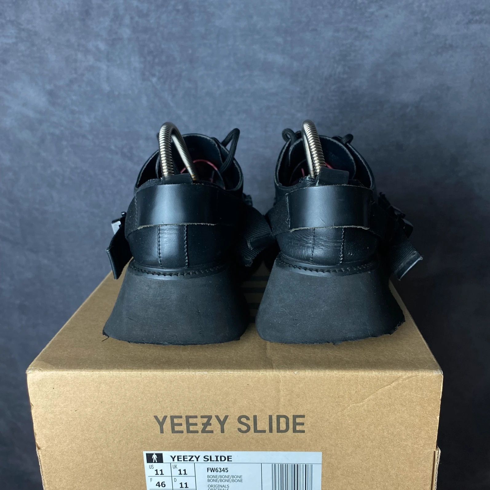 Designer Pink Punk Plank black rock shoes with chains Size US 7 / IT 37 - 3 Thumbnail