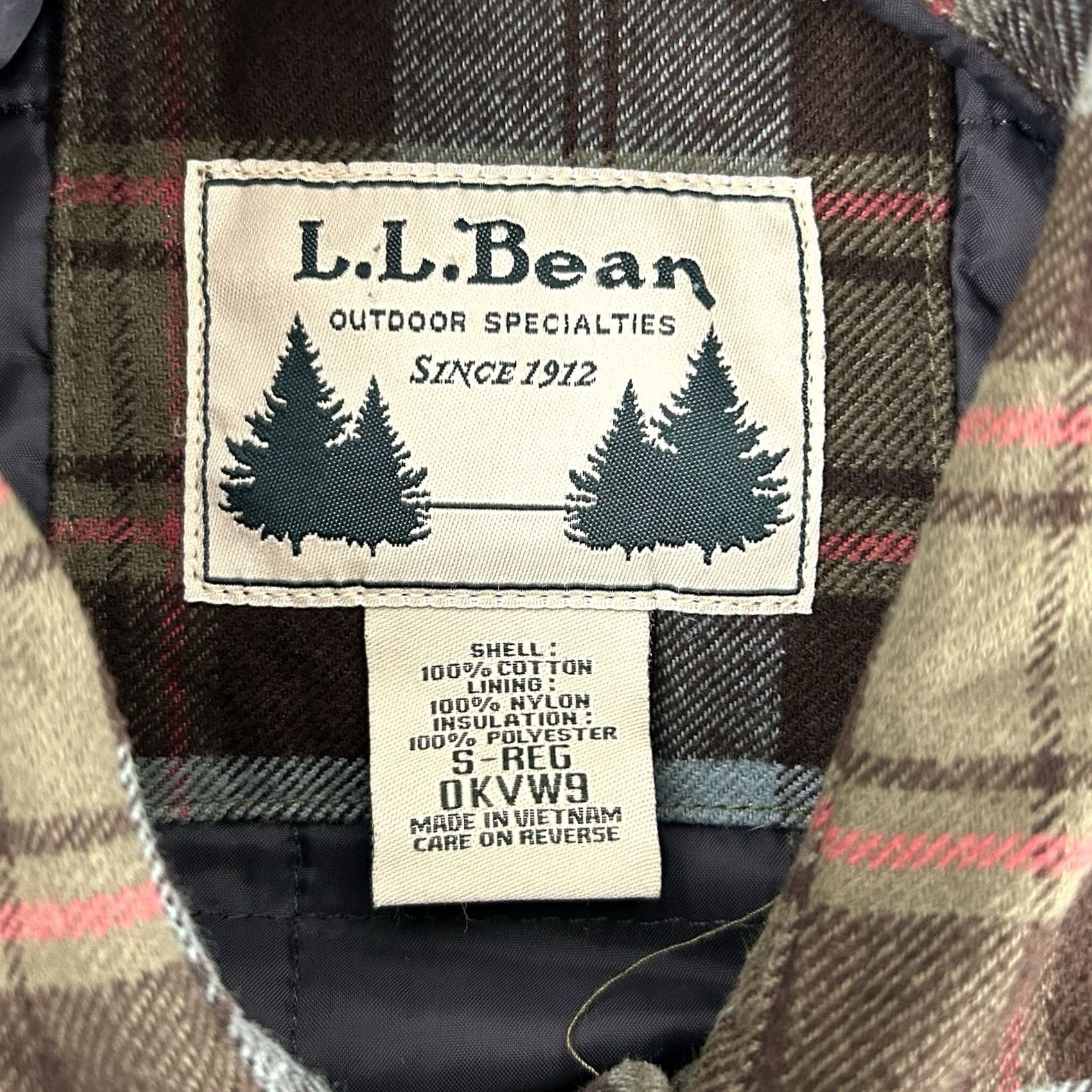 Vintage VINTAGE L.L. Bean Quilted Lined Flannel Shirt Jacket Heavy Plaid Outdoor Men Small Shacket Size US S / EU 44-46 / 1 - 3 Thumbnail