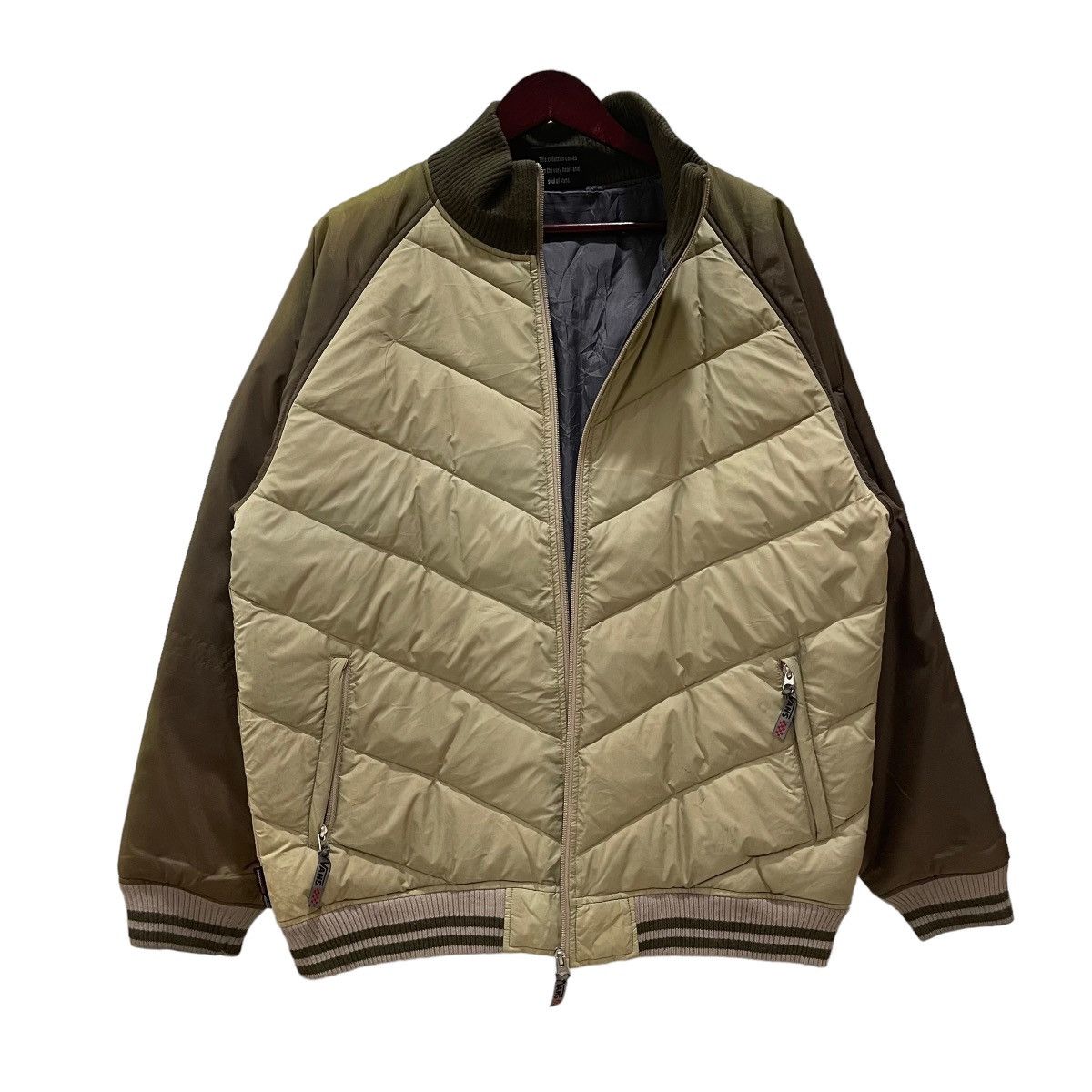 Vans × Vintage Vintage 90s VANS Puffer Zipper Bomber Jacket Size US L / EU 52-54 / 3 - 7 Thumbnail
