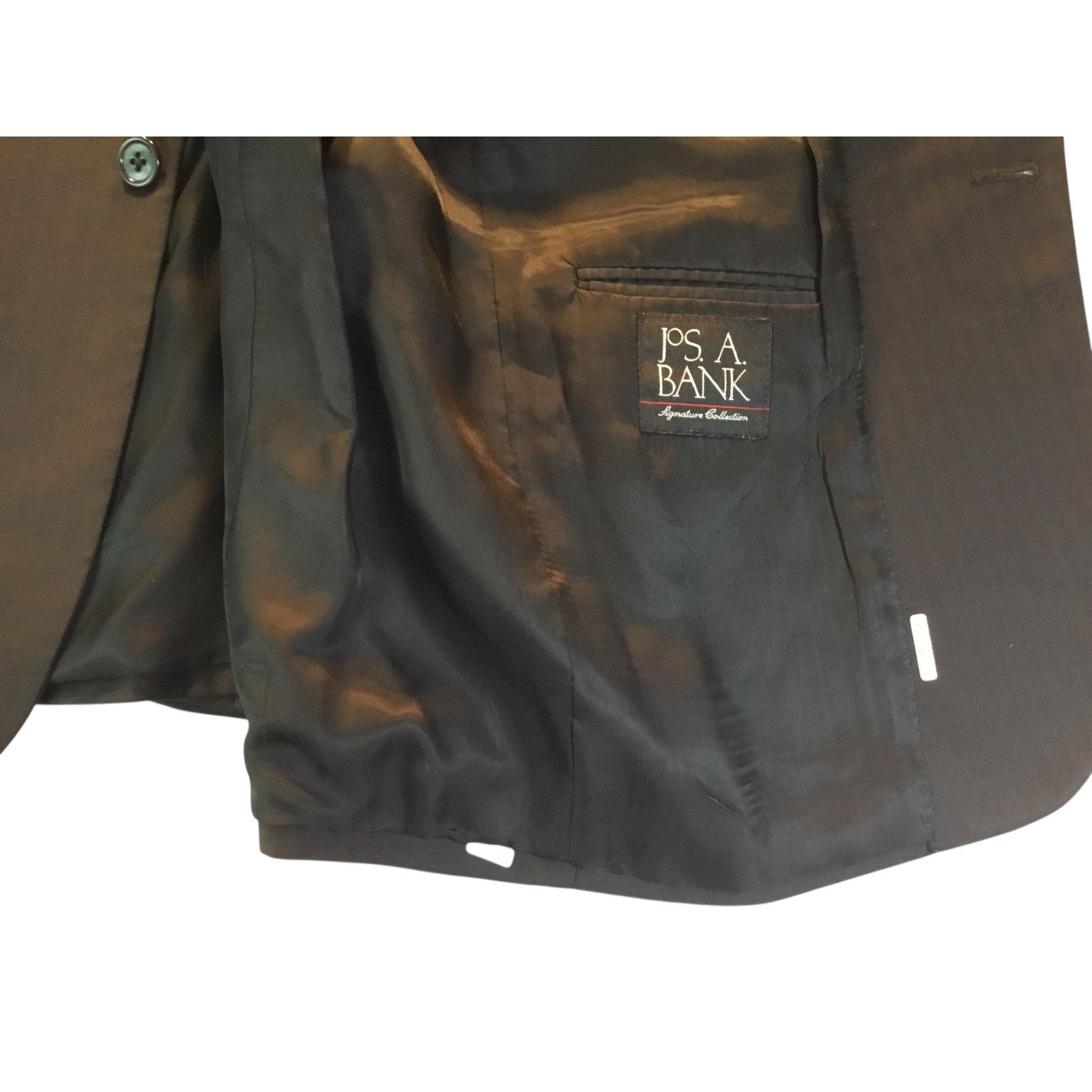 Jos. A. Bank Joseph A. Bank Suit Coat 42 Reg Black Signature Collection Size US L / EU 52-54 / 3 - 12 Thumbnail