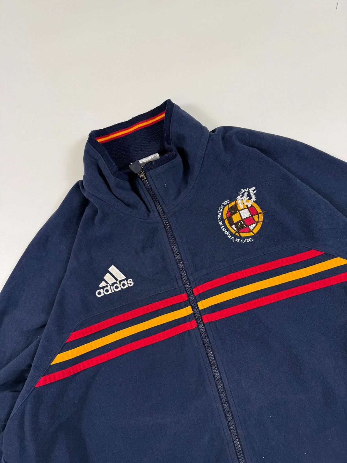 Adidas Vintage Spain 1998/99 adidas velour football track top Size US M / EU 48-50 / 2 - 2 Thumbnail