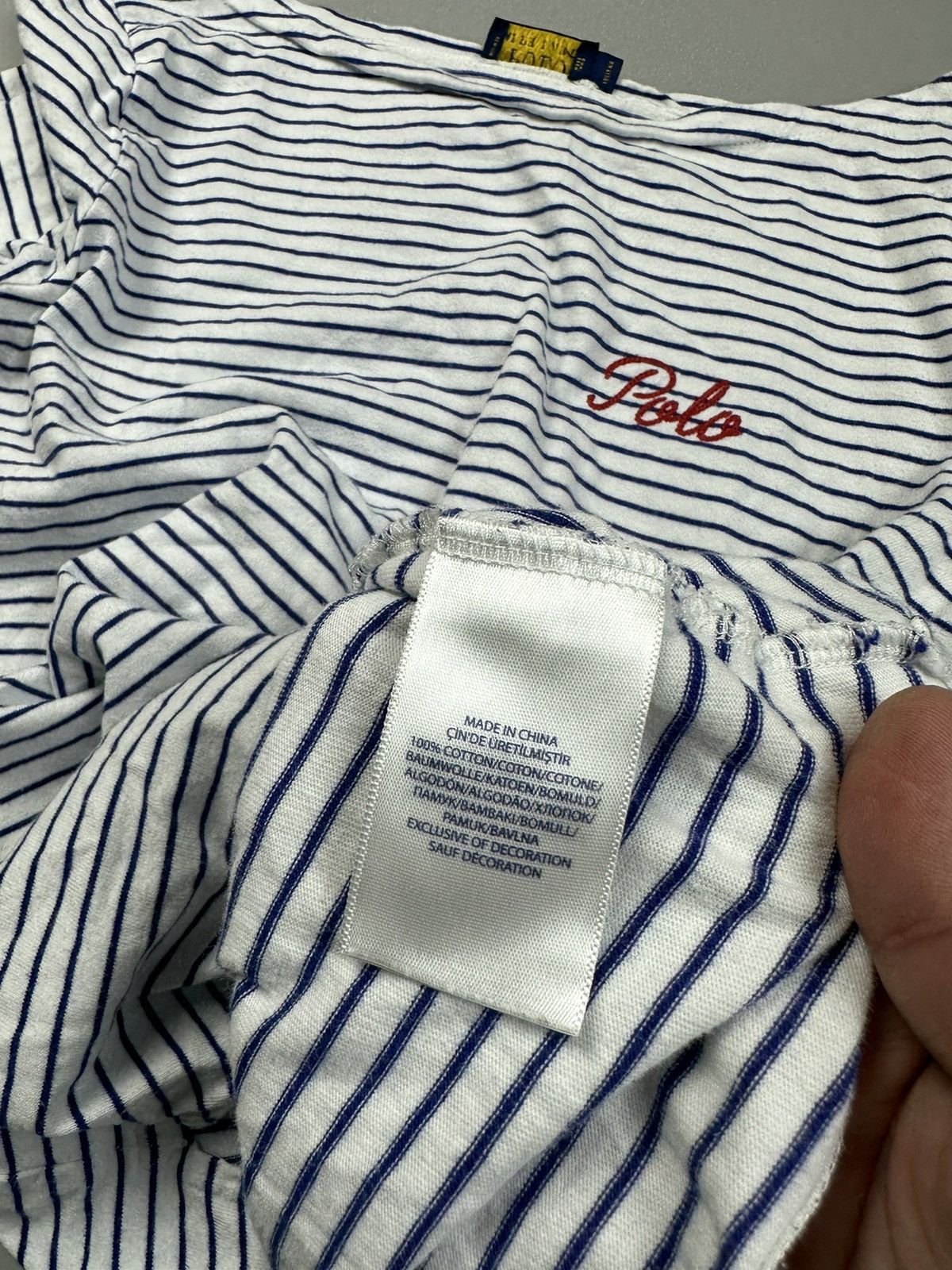 Polo Ralph Lauren Amazing basic stripe long sleeve Polo Ralph Lauren Size S / US 4 / IT 40 - 6 Thumbnail