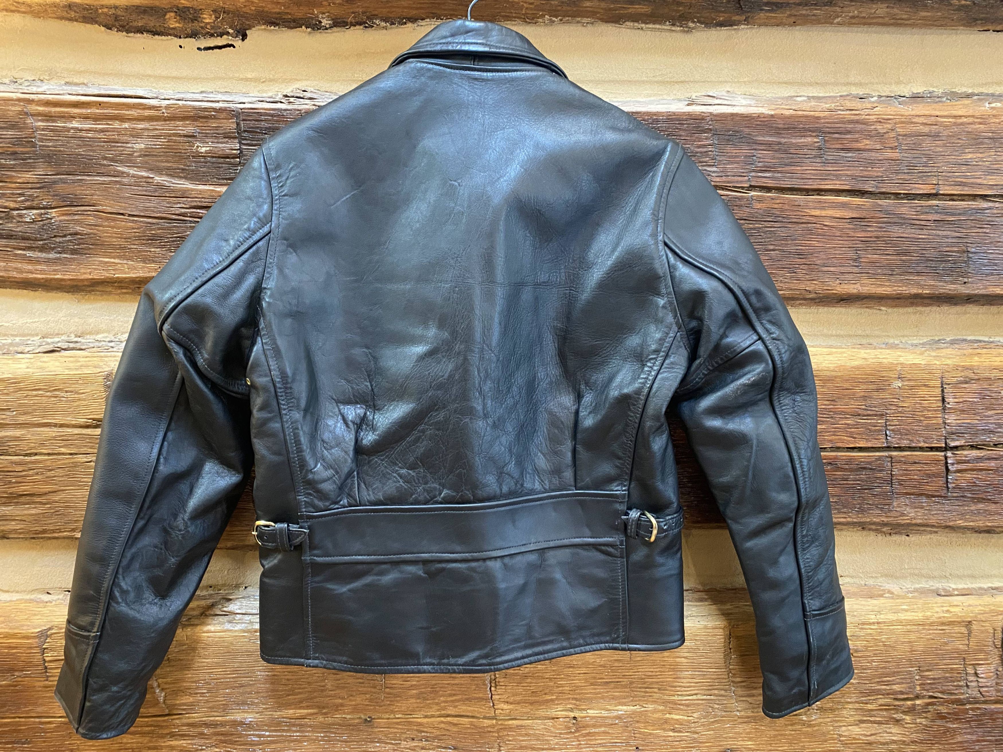 Other Lost Worlds Ryder leather jacket – Black Horsehide – Size 40 Size US M / EU 48-50 / 2 - 2 Thumbnail