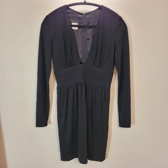 Wayne Clark Wayne Clark Black Long Sleeve Cocktail Mini Dress - Size 4 Size S / US 4 / IT 40 - 3 Thumbnail