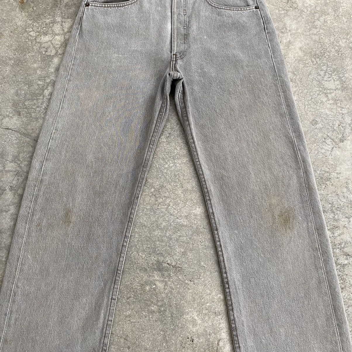 Levi's Size 30x29 VTG 1992 Levis 501 Desert Grey Denim Jeans Size US 30 / EU 46 - 4 Thumbnail