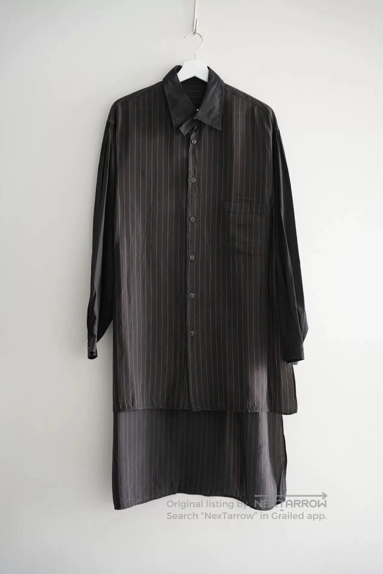 Yohji Yamamoto Yohji Yamamoto Striped Long Shirt. Size US M / EU 48-50 / 2 - 2 Thumbnail
