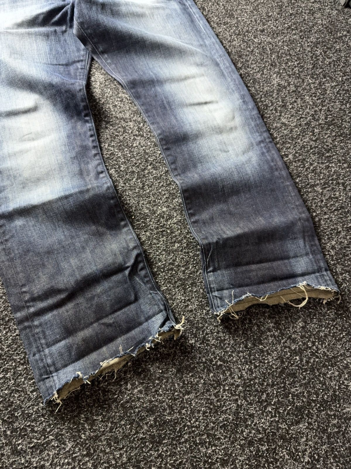G-Star 00s G-Star 3301 Distressed Raw Hem Y2K SK8 Jeans Fade Denim Size US 32 / EU 48 - 3 Thumbnail
