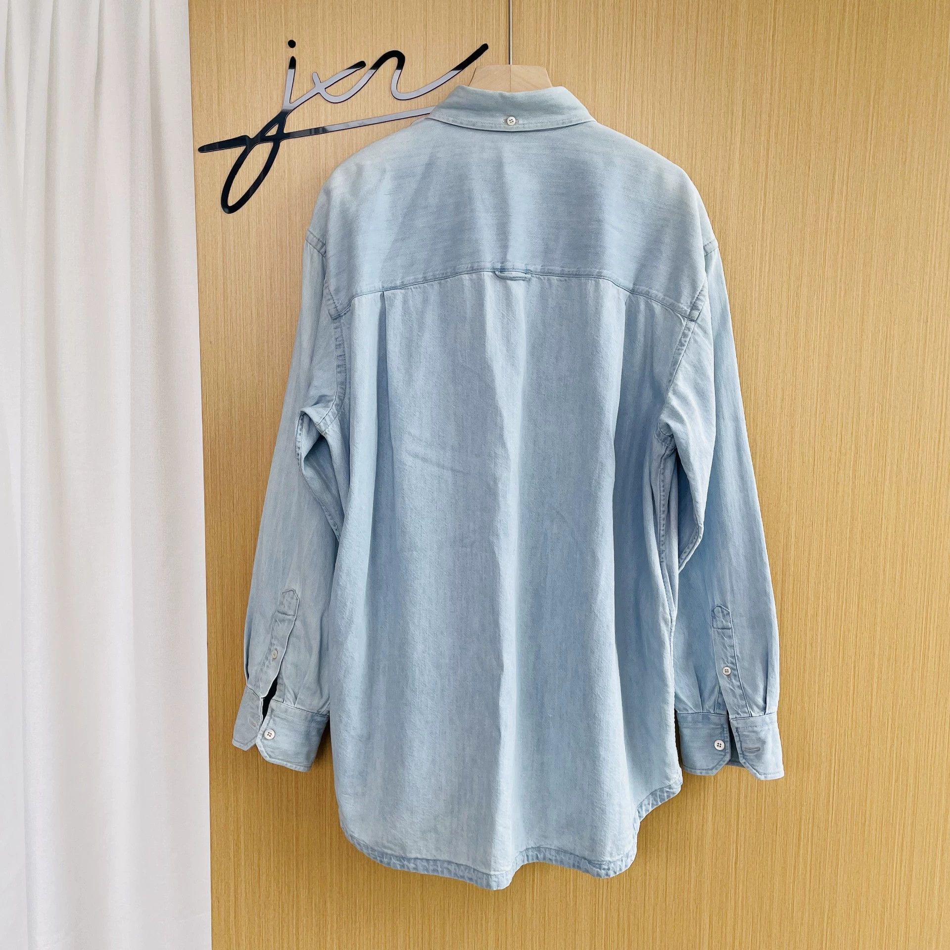Prada Prada 99 New Embroidered Logo Denim Shirt Blue 36 Size XS / US 0-2 / IT 36-38 - 2 Thumbnail