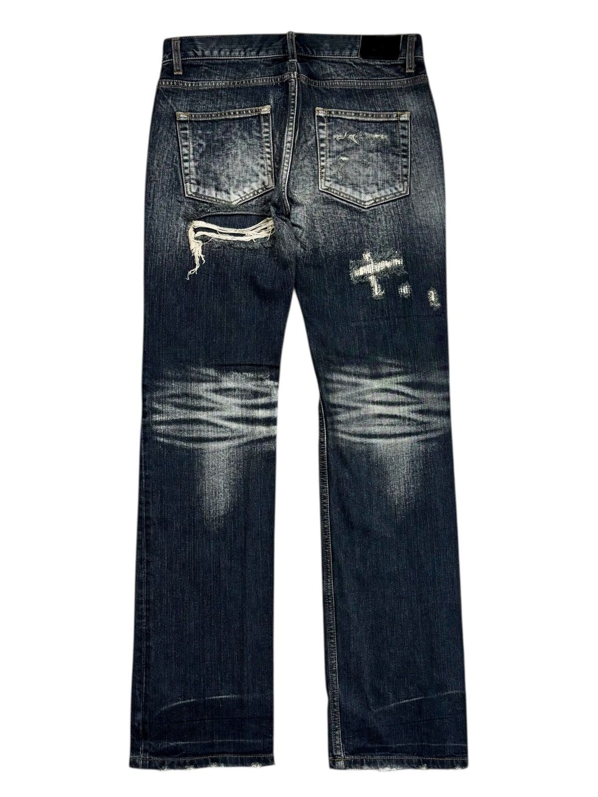 JACKROSE Archive Jackrose - Crash Denim Pants Size US 29 - 2 Thumbnail