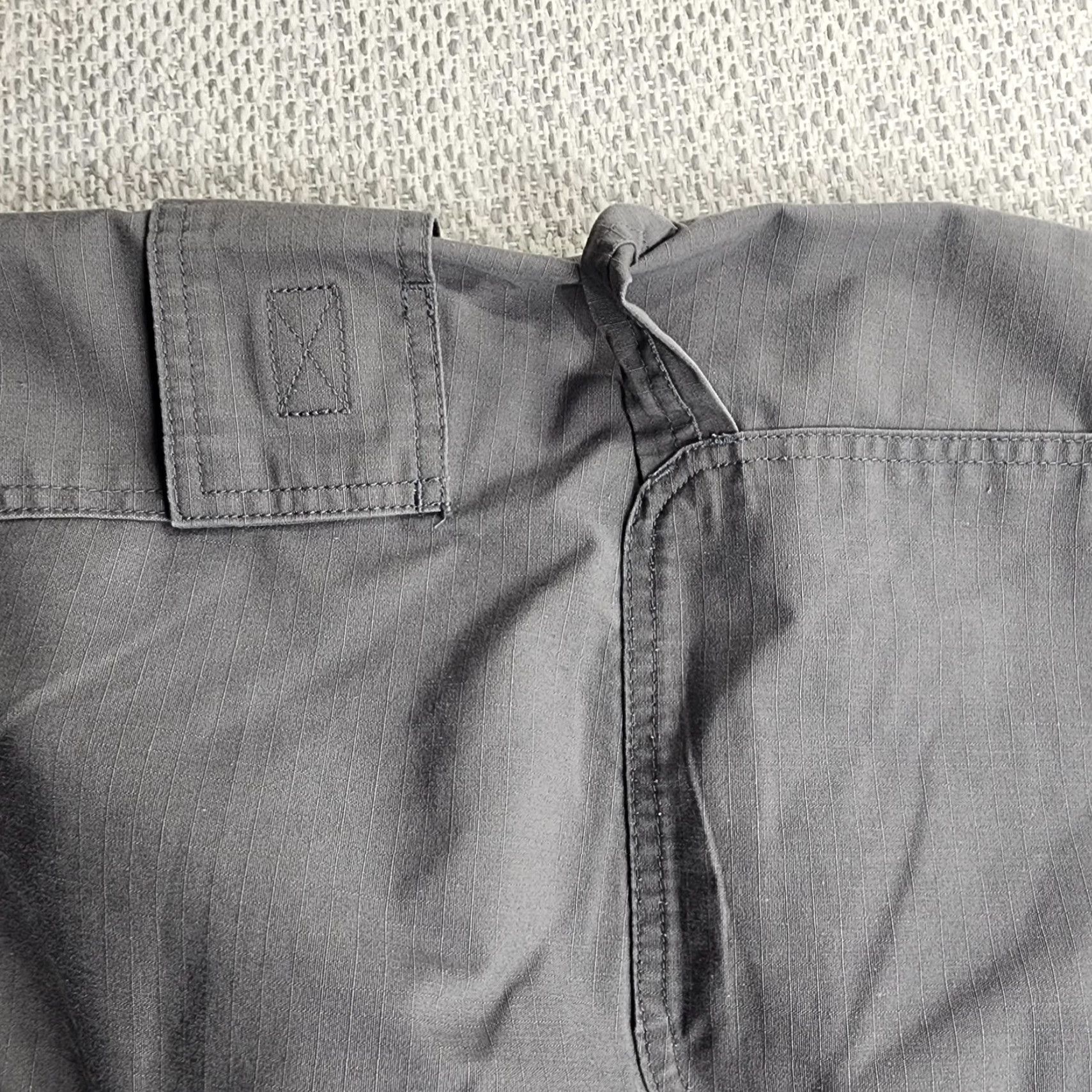 Vintage Iron & Haft Pants Mens 42x32 Cargo Workwear Utility Benchmark Pockets Gauge Gray Size US 42 / EU 58 - 7 Thumbnail
