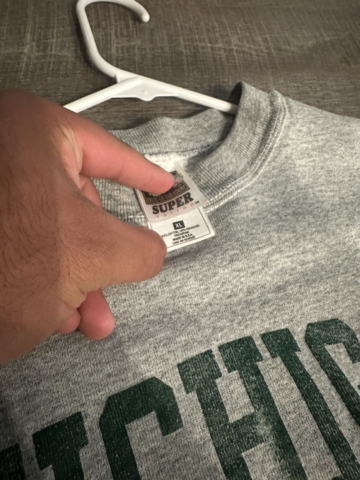 Vintage MICHIGAN STATE SWEATSHIRT Size US XL / EU 56 / 4 - 3 Thumbnail