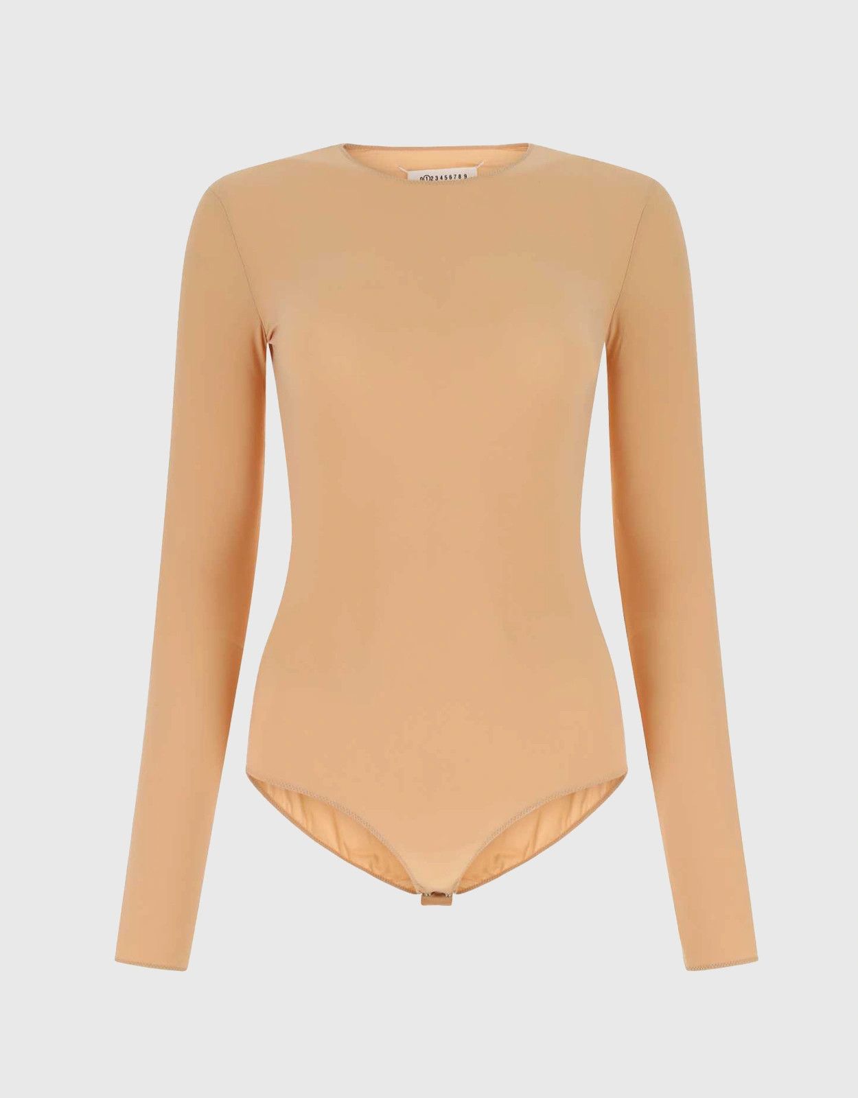 Maison Margiela o1y0625 Crewneck Bodysuit in Nude Size XS / US 0-2 / IT 36-38 - 1 Thumbnail