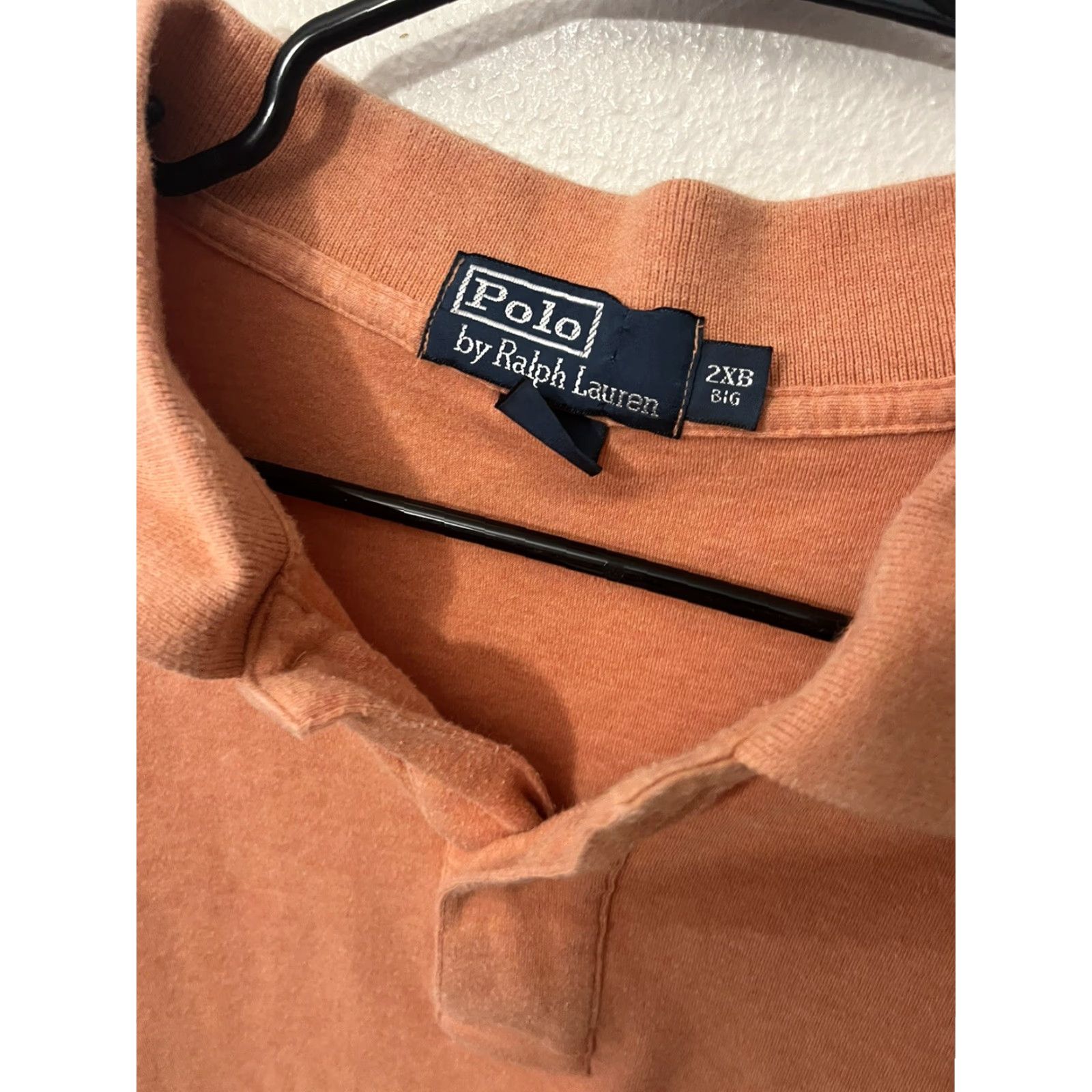 Polo Ralph Lauren Polo Ralph Lauren Shirt Men’s 2XB Big & Tall Orange Short Sleeve Button-Down Logo Embroidered Polo Size US XXL / EU 58 / 5 - 3 Thumbnail