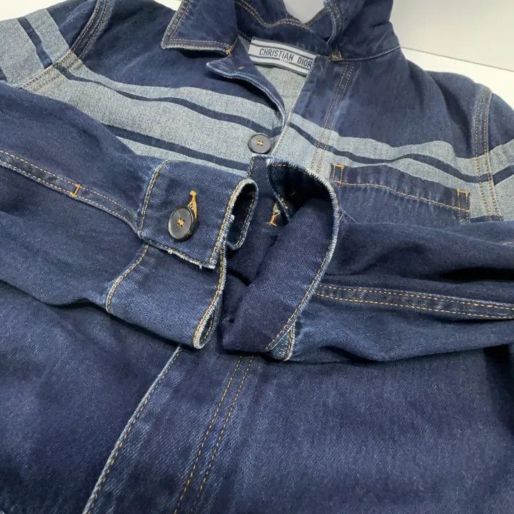 Dior Dior Casual Fashion Denim Jumpsuit 0079-2507 Size 35" - 6 Thumbnail