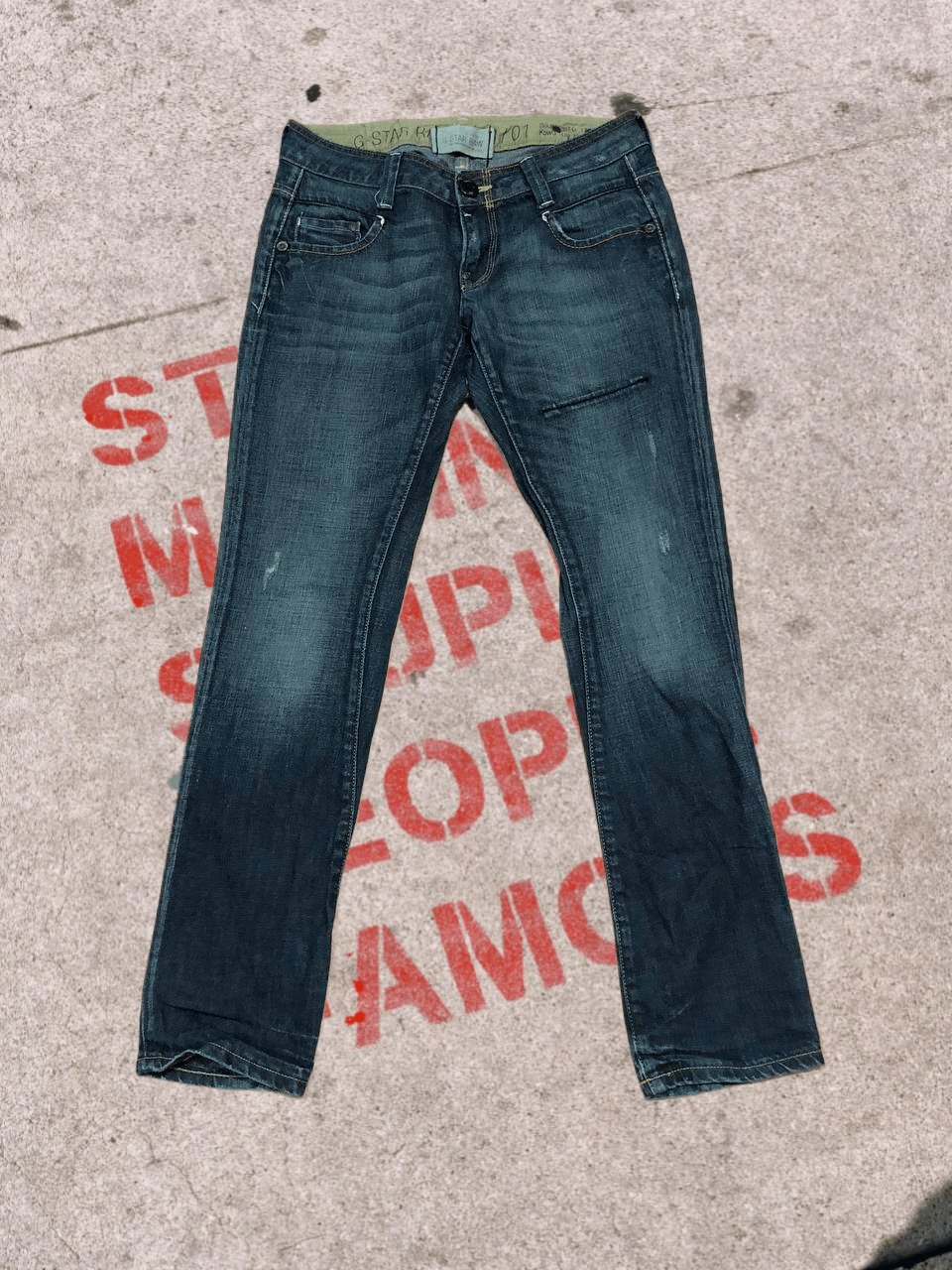 G-Star G STAR Men’s Vintage Wash Jeans Regular Fit W28 L32 Size 28" / US 6 / IT 42 - 1 Thumbnail