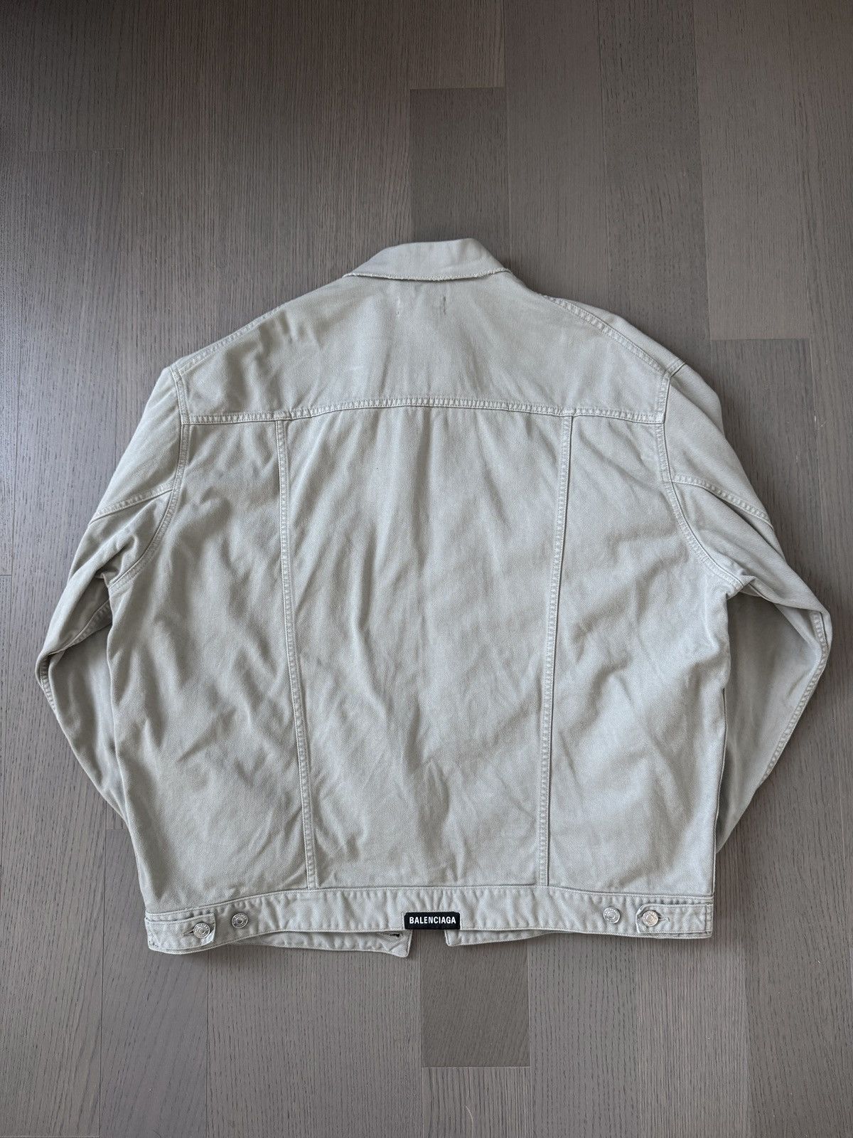 Balenciaga Balenciaga Oversized Denim Jacket Size US S / EU 44-46 / 1 - 2 Thumbnail