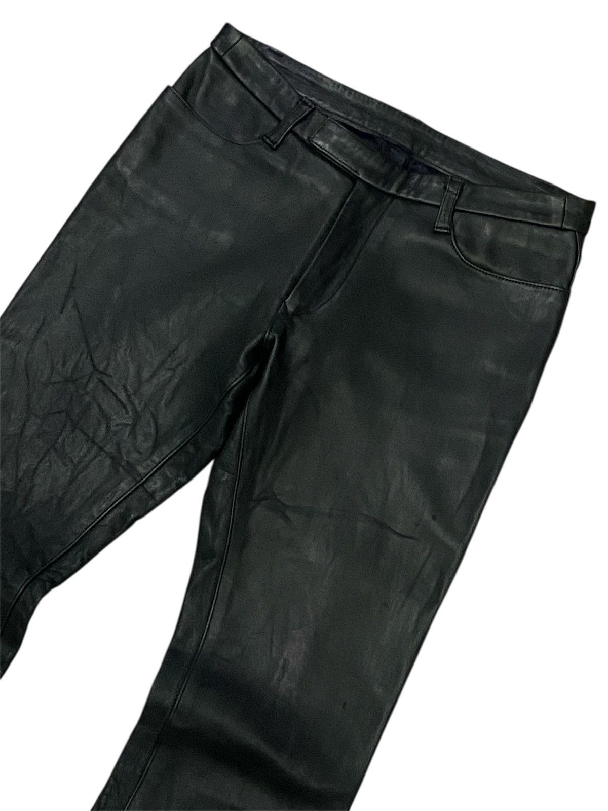 Attachment Attachment Leather Straight Leg Pants Size 28" / US 6 / IT 42 - 5 Thumbnail