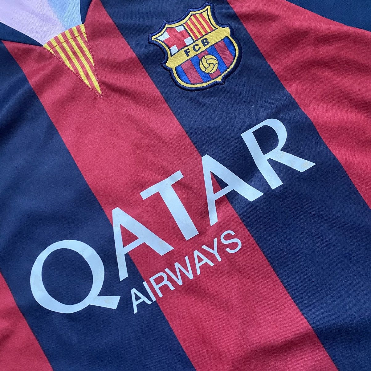 Vintage Blockore Vintage Barcelona Messi Soccer jersey fun tee Y2K Size US M / EU 48-50 / 2 - 6 Thumbnail