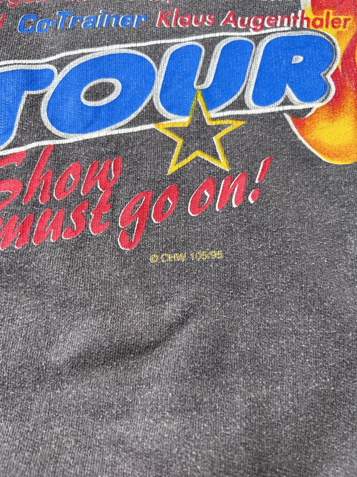Vintage Vintage Thrashed Sun Faded 1995/96BayernMunich dreamteamtour Size US M / EU 48-50 / 2 - 5 Thumbnail