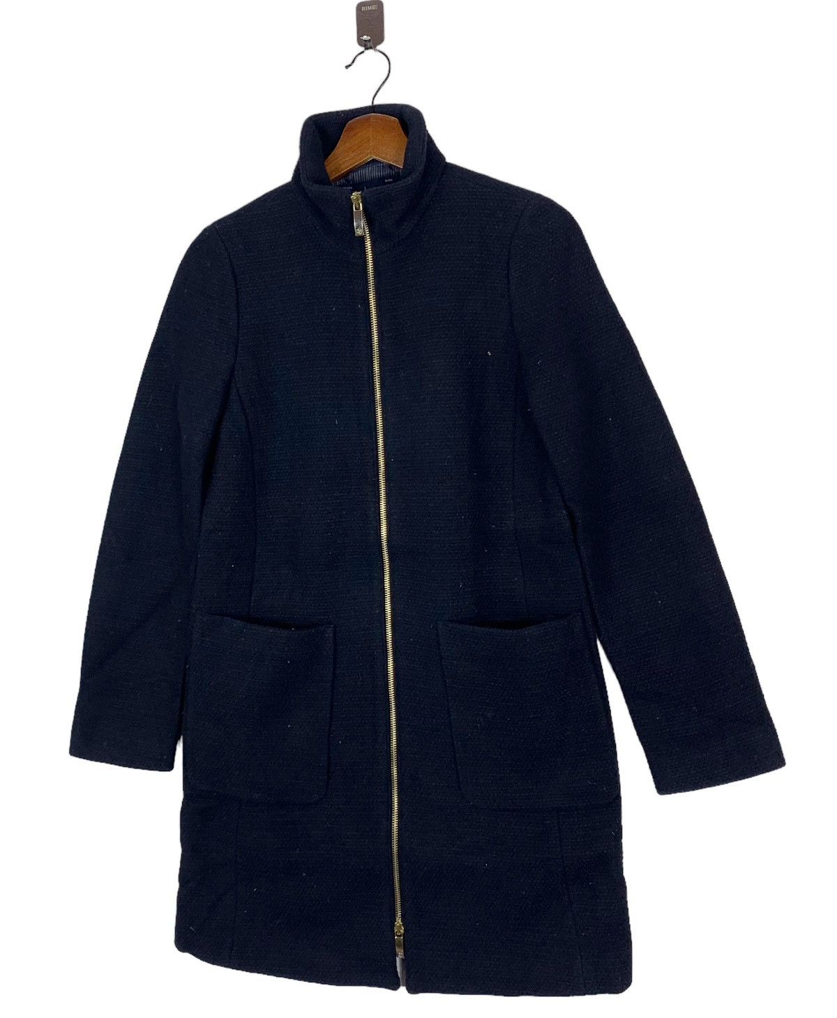 Armani × Armani Collezioni × Giorgio Armani VINTAGE ARMANI JEANS LONG COAT JACKET WOMEN Size XS / US 0-2 / IT 36-38 - 2 Thumbnail