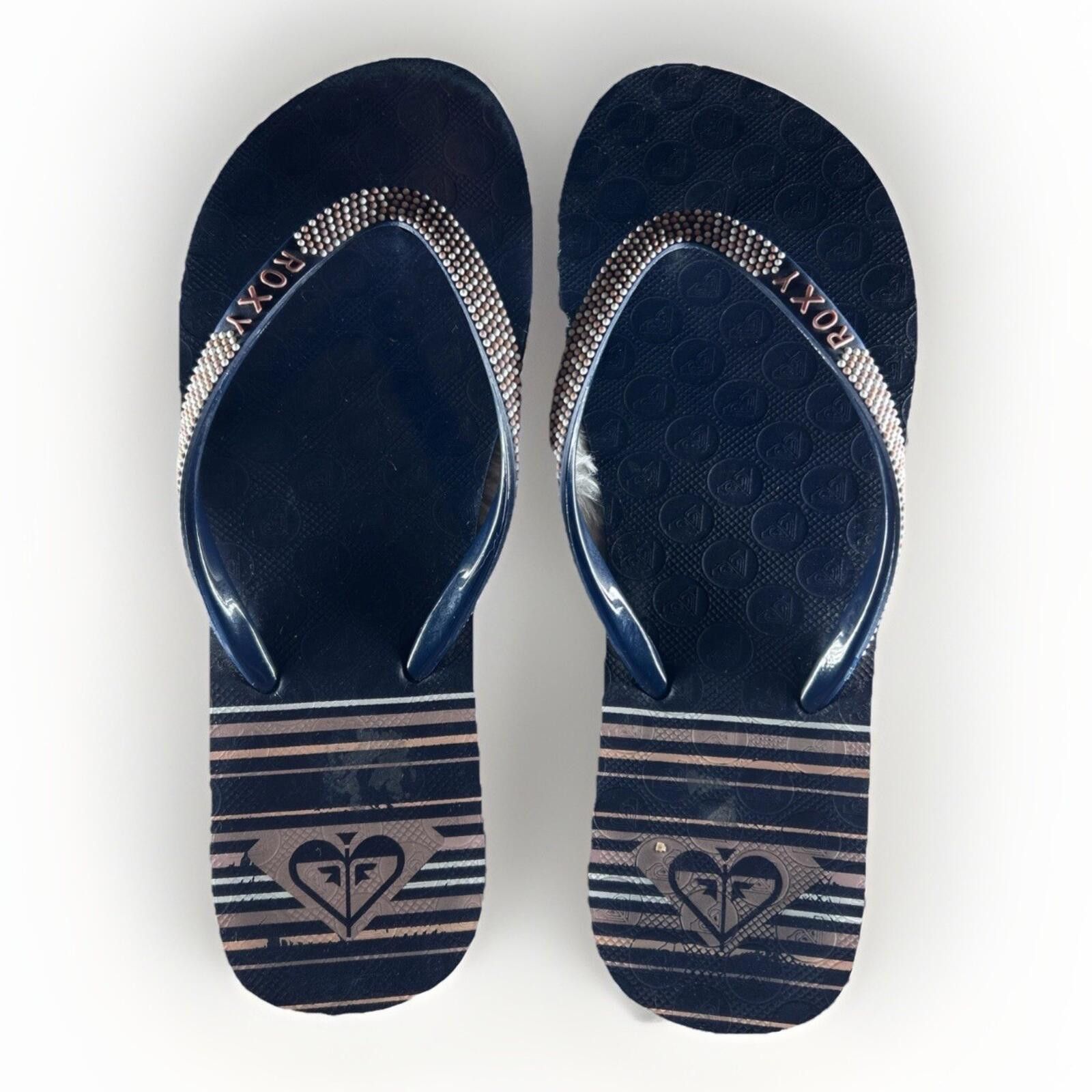 Royal Robbins ROXY Lei Women’s Sz. 7-8 Beads Beach Summer Stripe Flip-Flop Size US 6 / IT 36 - 1 Thumbnail