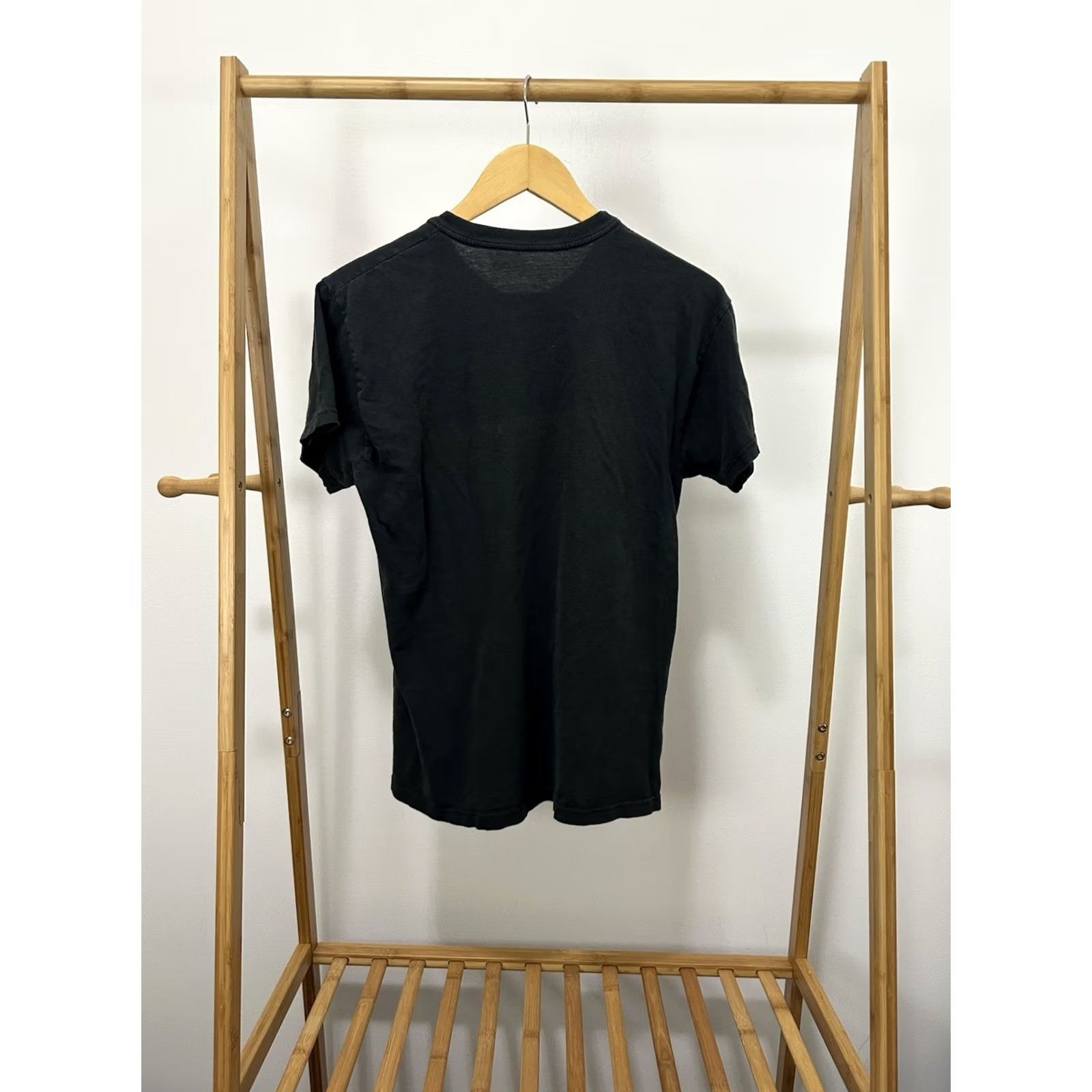 Hanes VINTAGE Hanes T-Shirt Mens Patchwork Distressed Grunge Punk Doberman Canine Black M Size US M / EU 48-50 / 2 - 2 Thumbnail