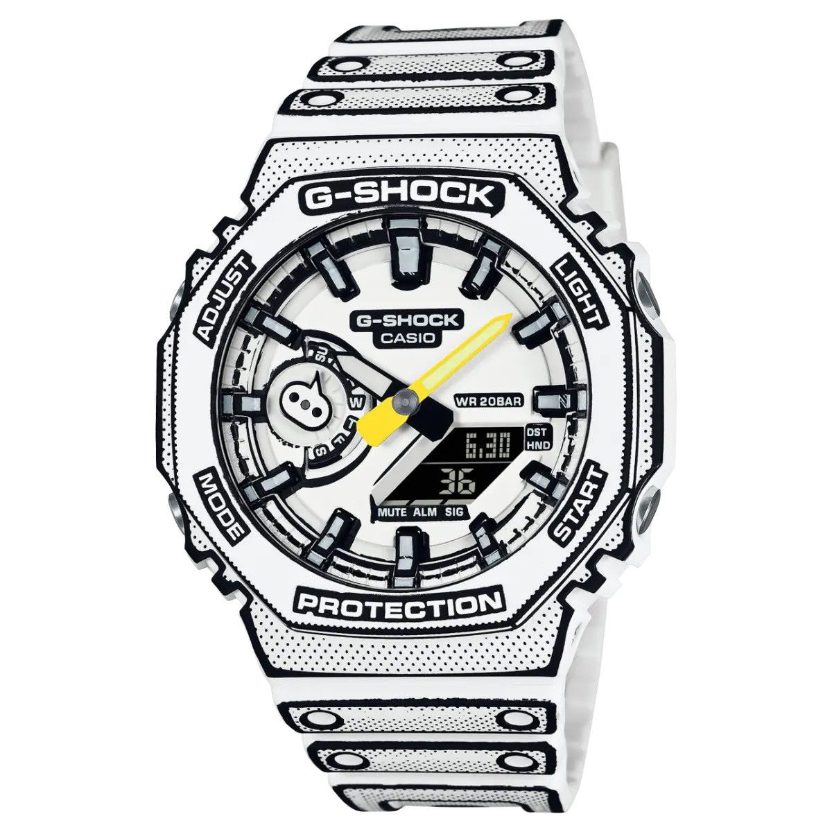 Casio Casio G-Shock Manga Edition Classic White GA-2100MNG-7AJR Size ONE SIZE - 1 Preview