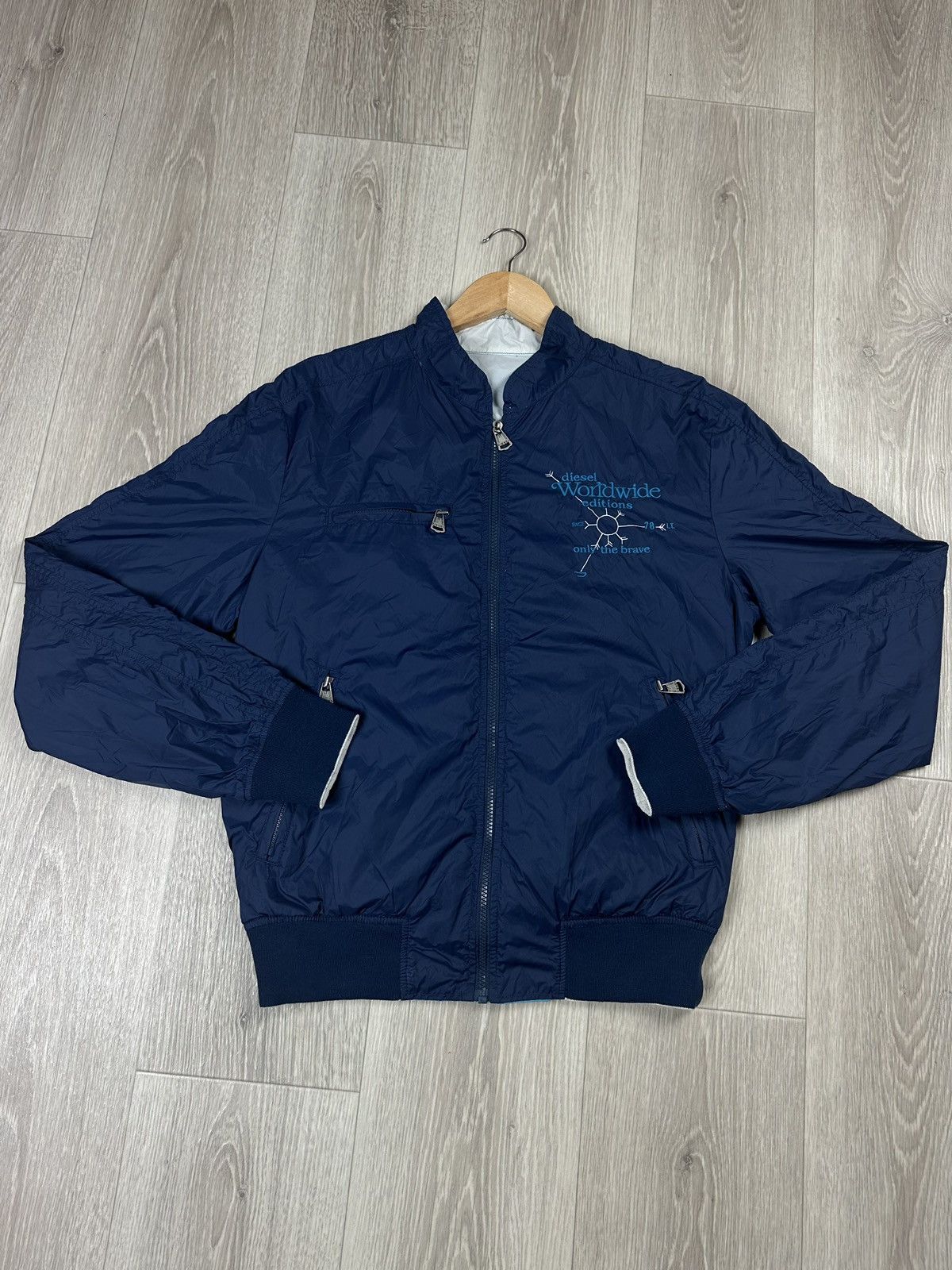 Diesel × Vintage Diesel Glorious Vintage Double Side Light Bomber Jacket Size US L / EU 52-54 / 3 - 4 Thumbnail