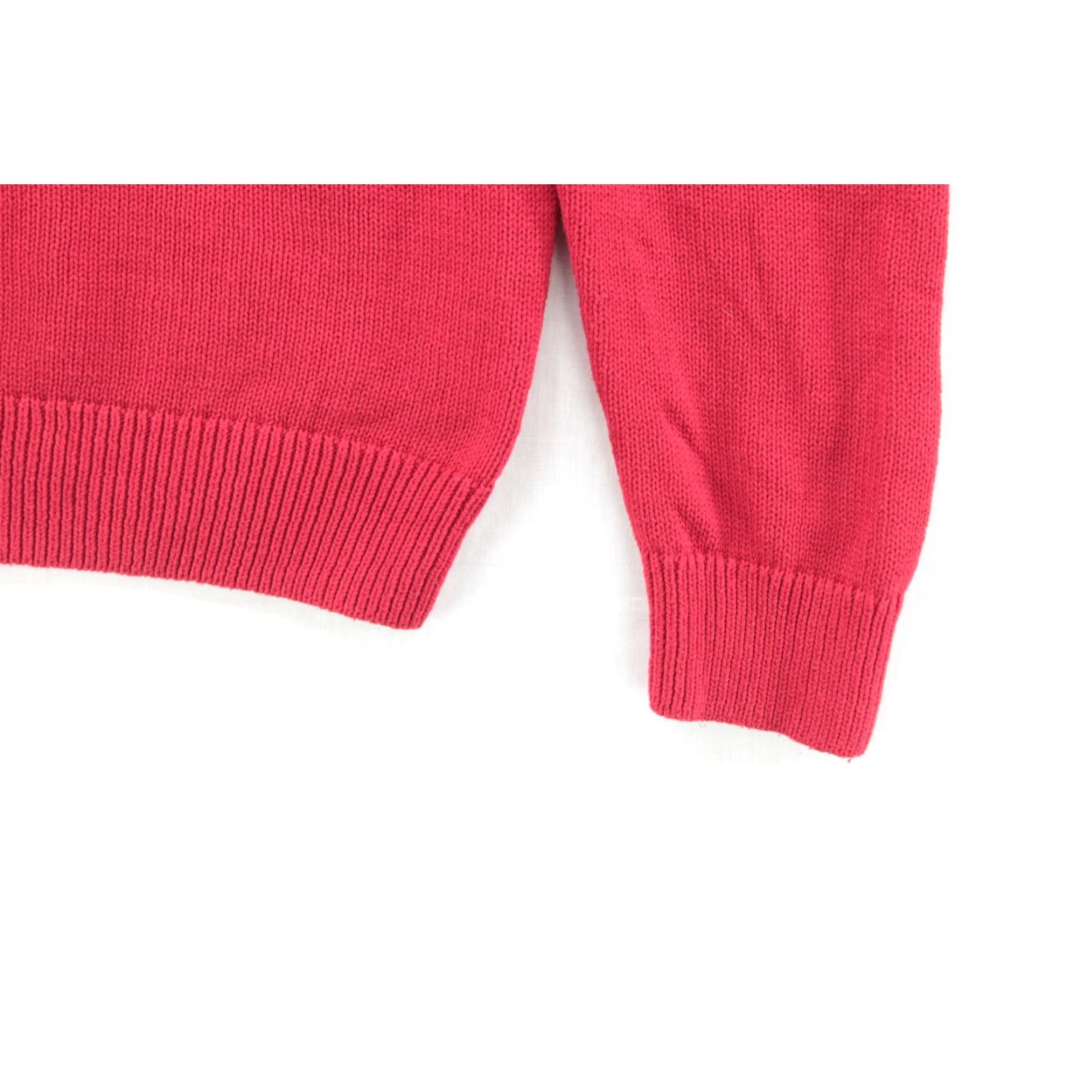 Chaps Chaps Sweater Mens XL Red Cable Knit Button Mock Neck Preppy Cabincore Christmas 90s Size US XL / EU 56 / 4 - 5 Thumbnail