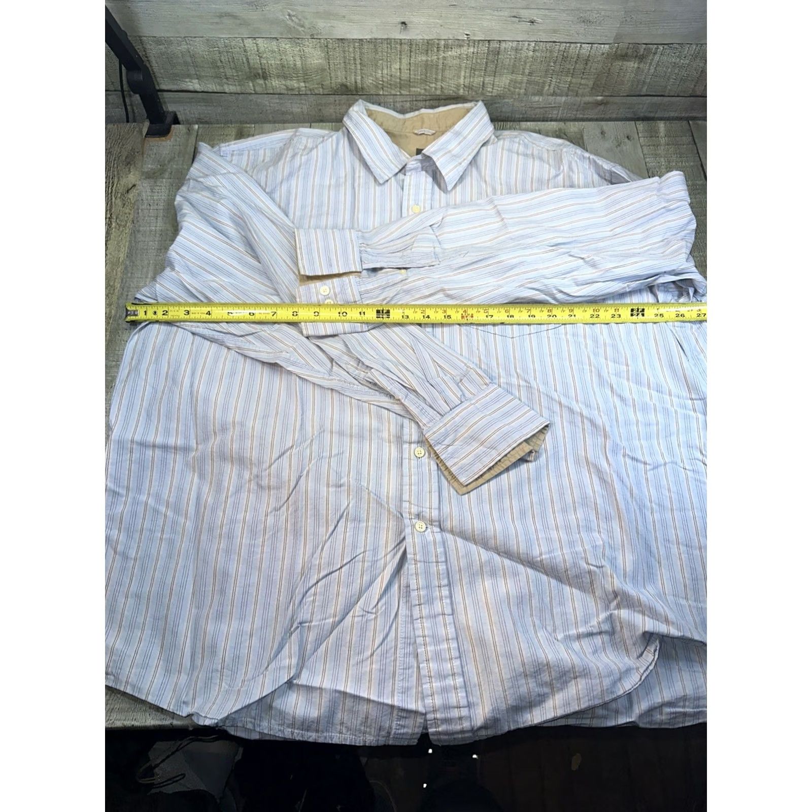 Timberland VINTAGE 90s Y2K Timberland Button-Up Shirt Blue 3XL Big & Tall Mens Long Sleeve Size US XXL / EU 58 / 5 - 4 Thumbnail