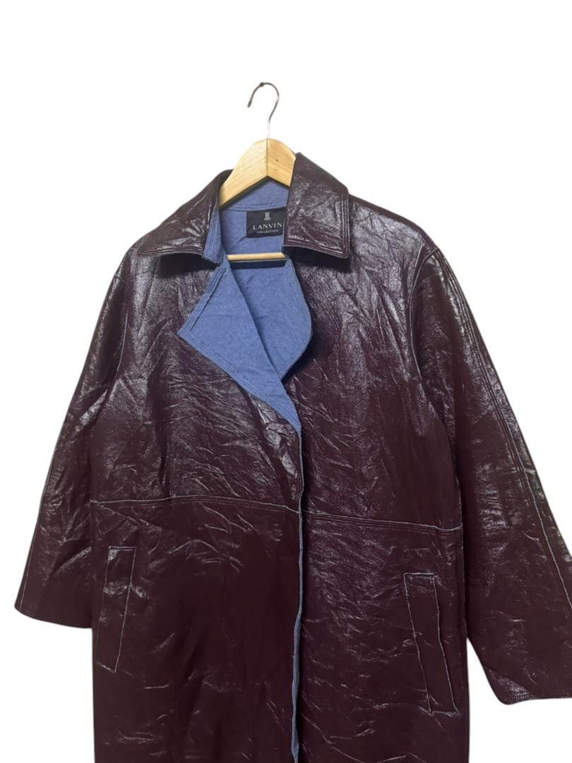Lanvin Lanvin Collection Polyurethene Long Jacket Size US L / EU 52-54 / 3 - 3 Thumbnail
