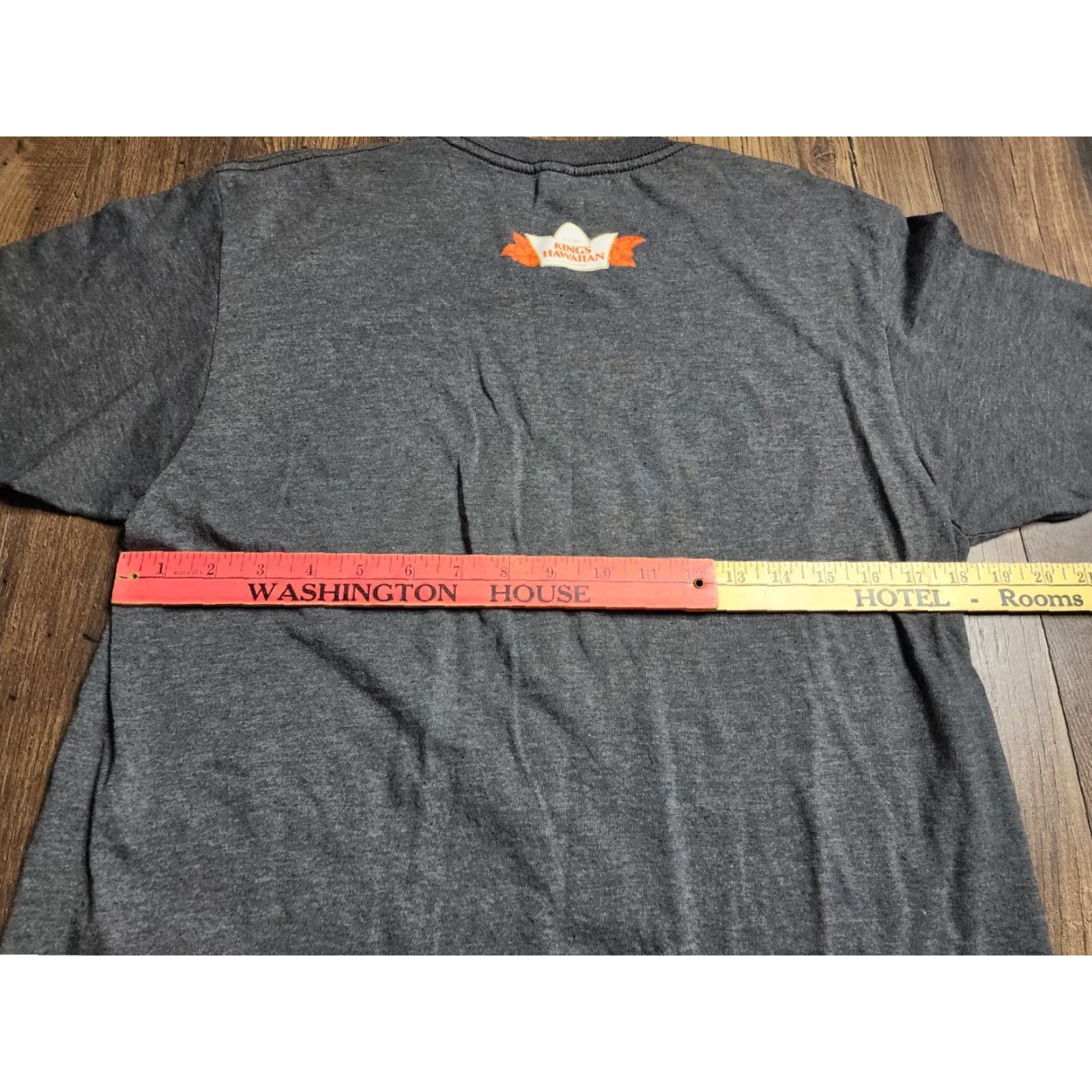 Doublet In Your Face Apparel T-Shirt Mens M Gray Hawaiian Double-Sided You Had Me At Aloha Kings Hawaiian Rolls Crew Neck Cotton Blend Size US M / EU 48-50 / 2 - 3 Thumbnail