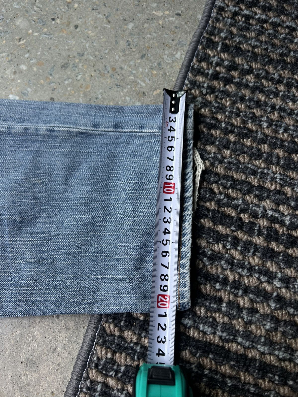 Evisu EVISU WASHED DISTRESSED SELVEDJE DAICOCK JEANS N2 Size US 33 - 13 Thumbnail