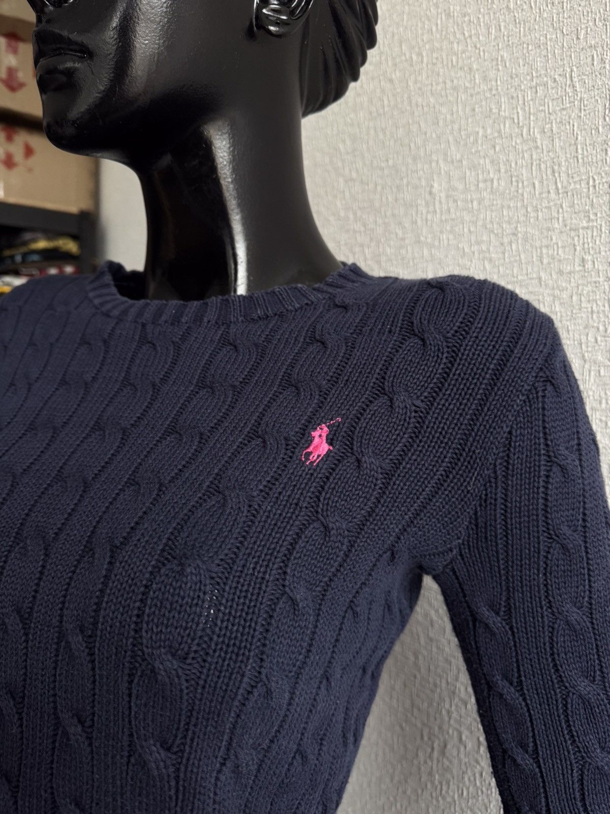 Polo Ralph Lauren × Vintage 🥰POLO RALPH LAUREN KNIT SWEATER jumper woman’s preppy Size XS / US 0-2 / IT 36-38 - 4 Thumbnail