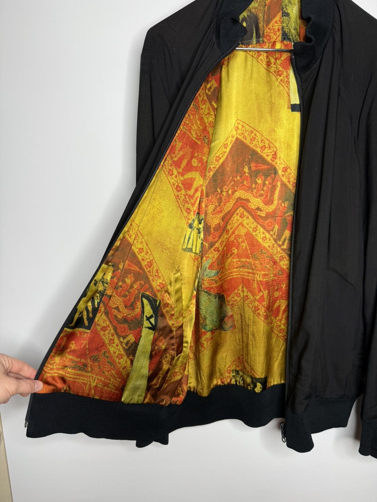 Yohji Yamamoto Yohji Yamamoto Reversible Bomber Jacket Size US XL / EU 56 / 4 - 3 Thumbnail