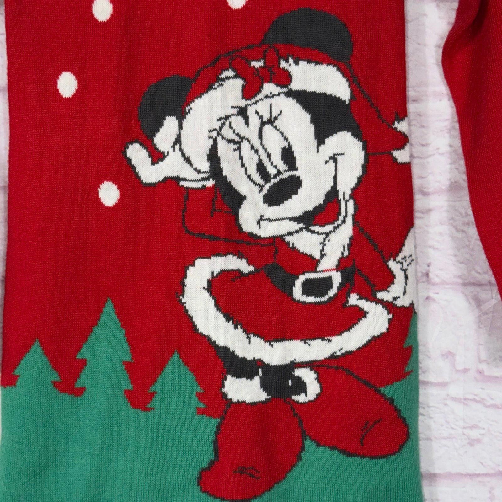 Disney Disney Minnie Mouse Christmas Sweater Dress Girls 6/6X Size S / US 4 / IT 40 - 2 Thumbnail