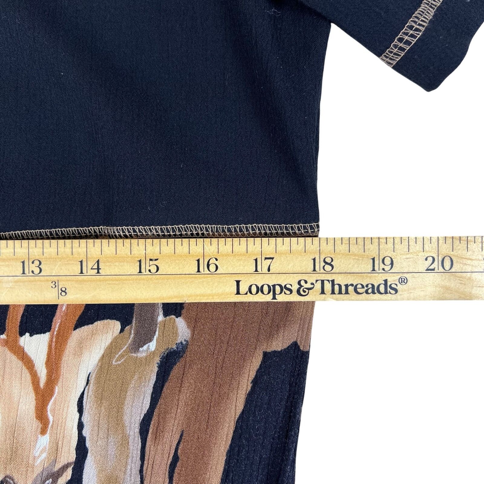 90s Safari Animal Rayon Maxi Dress M Boho Art Teacher Retro
