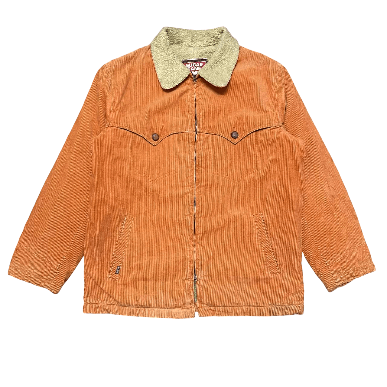 Sugar Cane Vintage Sugar Cane Corduroy Sherpa Zipper Jacket Size US L / EU 52-54 / 3 - 1 Thumbnail